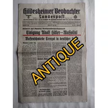 Antique, Antiguo Diario Alemán, 2da. Guerra M., Histórico.