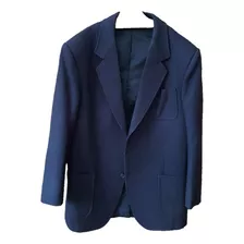 Blazer Colegial Azul Paño Usado T18