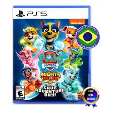 Paw Patrol Mighty Pups Save Adventure Bay - Ps5 - Novo