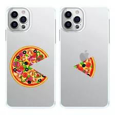 Capinhas 2 Pizza De Celular Pedaço Completa Kit 2 Capas