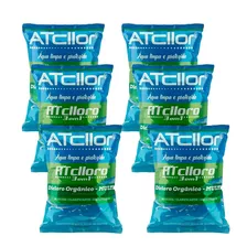 Cloro Atclloro 3 Em 1 Multifunção 1kg Kit 6 