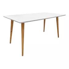 Mesa Para Sala De Jantar 1.6 Kalel Branco