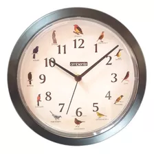 Relógio De Parede Decoração Canto Dos Pássaros Brasileiros