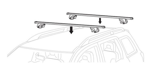 Barras Thule Mercedes Benz E-class (w124) 85-95 Re / Smartr Foto 3