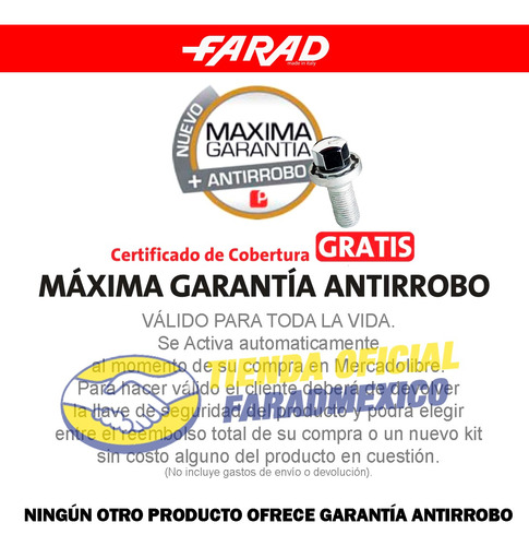 Galaxi Lock Birlos Antirrobo Para Mazda Mx5 Foto 10