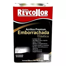 Tinta Elástica Premium Emborrachada Branco + Cores