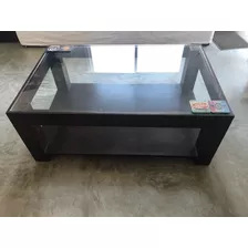 Mesa Ratona En Madera Y Vidrio Leer Bien