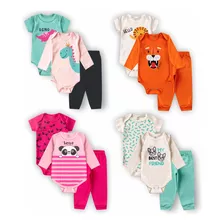 Roupa De Bebe Body Menina Ou Menino Kit 12 Peças Atacado