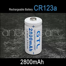 A64 Pila Bateria Cr123a Recargable 2800mah Cr123 16340 