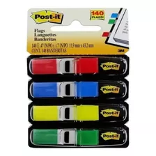 Banderitas Mini Post It 11.9x43.2mm Blister X4 Colores Color Opaco