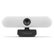 Aluratek Camara Web Con Luz De Anillo 4k Hd Con Microfonos E