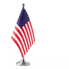 Escritorio De Mesa Con Bandera Americana De Estados Unidos P