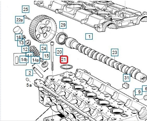 Juego Anillo Turbo Bujas Volvo S70 S80 1998-2006 T5 Foto 3