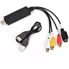 Capturadora De Audio Vídeo Easycap Usb Vhs Camaras Dvr A Pc