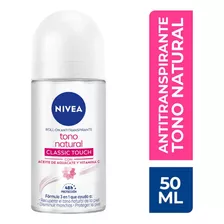 Antitranspirante En Roll On Nivea Classic Touch Aclarado Natural 50ml