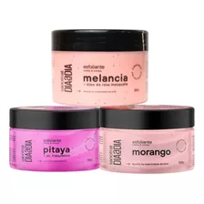 Kit Com Esfoliante De Melância , Pitaya E Morango Labotrat