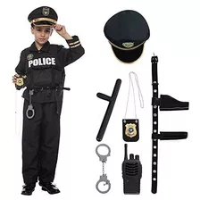 Spooktacular Creations Disfraz De Policía Para Niño Y Niño O