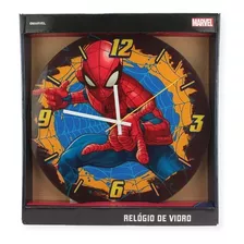 Relógio De Parede Homem Aranha Marvel 30cm Produto Oficial
