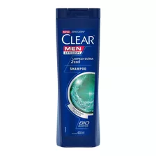 Shampoo Men Anticaspa Limpeza Diária 2em1 400ml - Clear