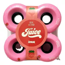 Roda Longoboard Hondar Juice 65mm 83a Rosa Freestyle Danc