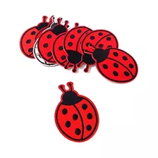 10 Unids Ladybug Iron On / Coser Parches Pequeños Inse...