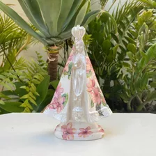 Imagem Nossa Senhora Aparecida Manto Em Decoupage 20cm 