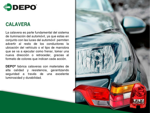 Jgo Calaveras Abombada S/foco Chevrolet Chevy 01-03 Depo Foto 6