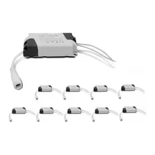 10 Driver Led Reator Fonte Para Plafon 18w A 24w 25w Bivolt