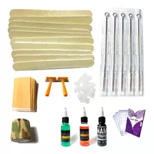 Kit De Tattoo Handpoked - Tatuaje Artesanal