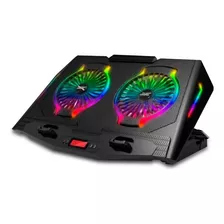 Cooler Para Laptop Notebook Potente Halion Gamer Rgb Ha-n10