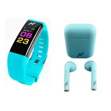 Reloj Inteligente Smart Band Watch Ios Android + Auriculares