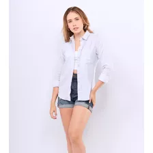 Camisa Para Mujer Guadalupe Manga Larga Unser