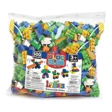 Blocos De Montar Luctoysbloc Slim Bag 500 Peças Em Sacola
