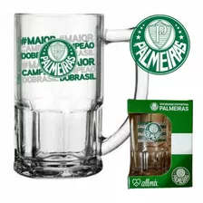 Caneca Chopp Vidro Nadir 340ml Clubes Originais Licenciadas