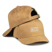 Boné Aba Curvada Strapback Masculino Feminino Com Regulagem