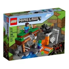 Lego Minecraft A Mina Abandonada 248 Peças 21166