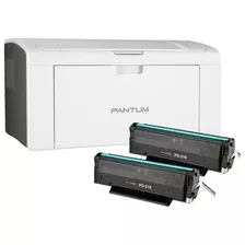 Impressora Laser Pantum P2509w Wifi + 2x Toner Pd219 Pb-219