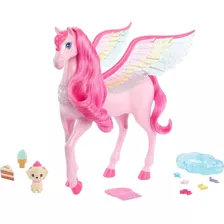 Barbie Um Toque De Magia Cavalo Pegasus Com Luz E Som Hlc40