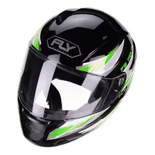 Capacete F-9 Fly Trace Verde/preto Street Novo