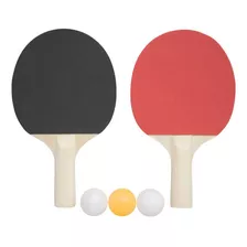 Kit Tênis De Mesa Raquetes 3 Bolinhas Ping Pong Convoy