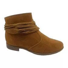 Bota Botineta Cierre Moda Mujer Moleca 5335-102