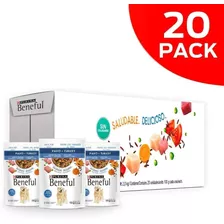 Pack X 20 Alimento Purina Beneful Adultos Sobres De 100 G 