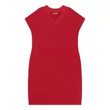 Vestido Midi Feminino Plus Size Ribana Secret Glam Vermelho