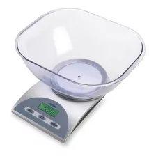 Balanza De Cocina Digital Aspen Silver Bc 220 Con Bowl 3kg