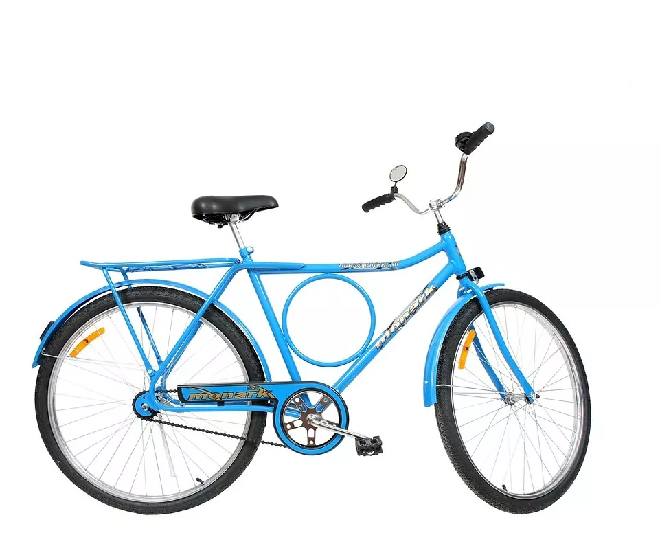 Bicicleta Barra Circular Monark A26 Freio Contra Pedal Azul