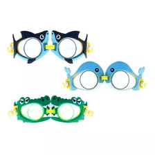 Oculos De Nataçao Infantil Animais, Mergulho Boia Piscina