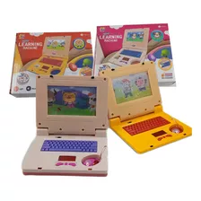 Notebook De Brinquedo Laptop Infantil Musical C Luz