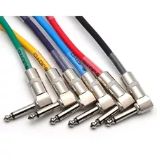 Cable Interpedal Joyo 20cm 0.65ft 1 Und Plug Mono De 1/4 