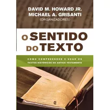 Livro O Sentido Do Texto - Cultura Cristã