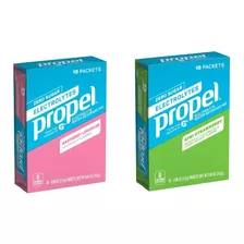 Propel En Polvo Individual Limonada Frambue, Kiwi Fresa 20pz